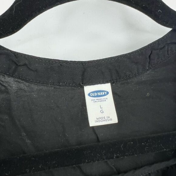 Old Navy Blouse floral group career vacation Size Large Chambray Mixed Print - Picture 12 of 15